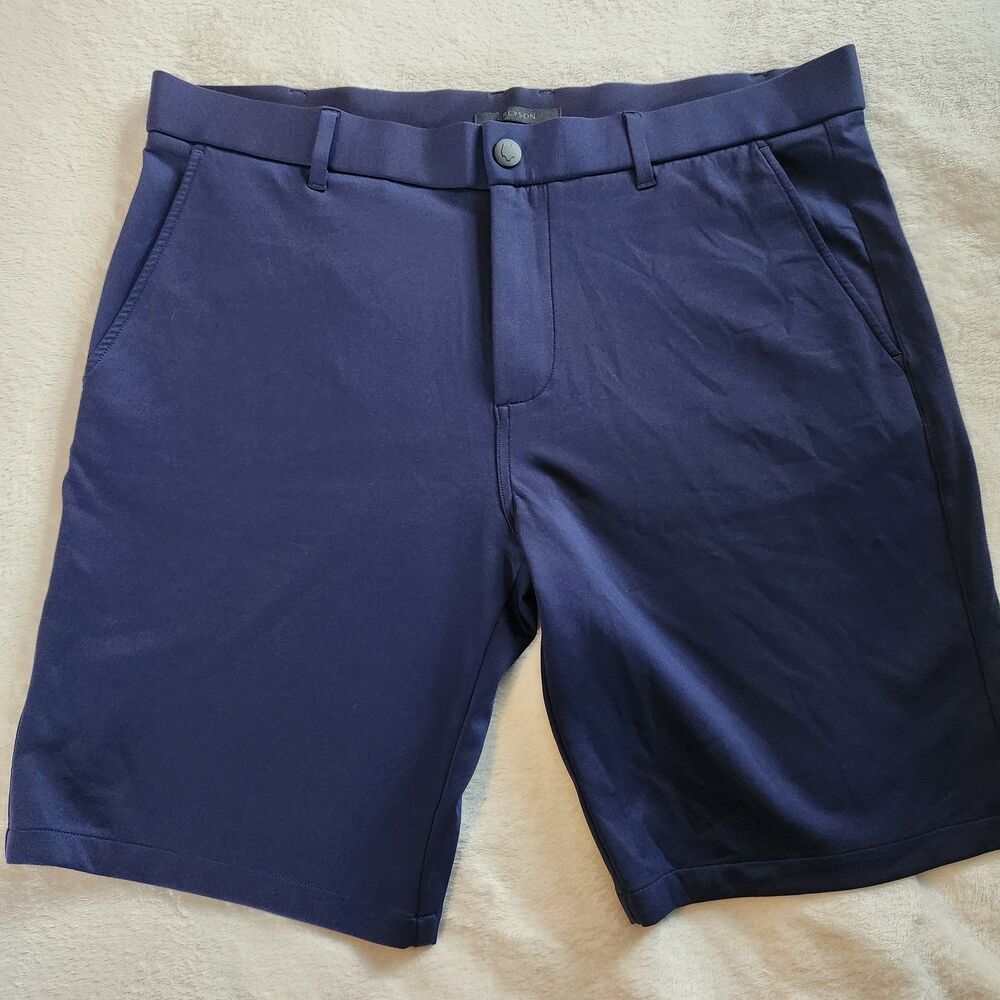 Greyson Sequoia Performance Hybrid Shorts Navy Blue 36